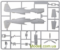 Academy 12401 Сборная модель 1:72 P-51 Mustang "North Africa"