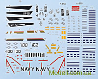 Academy 12471 Сборная модель истребителя-перехватчика F-14A "Tomcat"