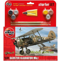 Подарочный набор с моделью самолета Gloster Gladiator Mk.1