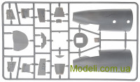 AMODEL 72278 Сборная модель пассажирского самолета Tu-134A CSA