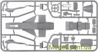 AMODEL 72372 Сборная модель 1:72 экспериментальный самолет Co50 Валькирия