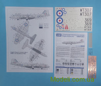 AMP 7202LIM Сборная модель Бомбардировщик English Electric Canberra B6