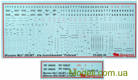 Begemot 72034 Декаль для самолета Микоян МиГ-29 СМТ "Fulcrum"