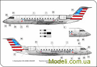 Big Planes kits 14402 Масштабная модель самолета Bombardier CRJ 200