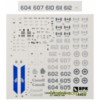 Big Planes kits 14405 Сборная модель 1:144 Canadair Challenger CC-144/CE-144