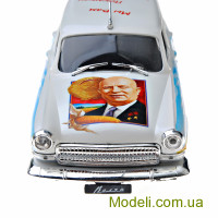 BSmodelle 430555-1 Коллекционная модель 1:43 Автомобиль Газ-22 "Волга" (Михаил Горбачев) модКоллекционная модель 1:43 Автомобиль Газ-21 «Волга» (Никита Хрущев) модель в прозрачном боксеель в прозрачном боксе