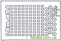 DAN models 144108 Маска для модели самолета Боинг 737-300 (Zvezda)