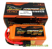 Dinogy DLC-4S1500XTU-XT Аккумулятор Dinogy ULTRA G2.0 Li-Pol 1500mAh 14.8V 4S 80C XT60