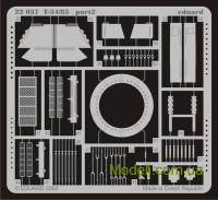 EDUARD 22037 Фототравление 1/72 T-34/85 (цветная, рекомендовано для Revell)