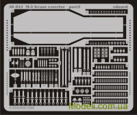 EDUARD 36034 Набор фототравления 1/35 M-3 Grant экстерьер (Academy)