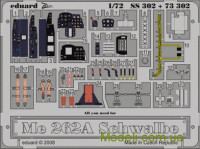 Фототравление 1/72 Me 262A Schwalbe Color (Academy)