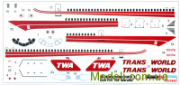 Eastern Express 144111-03 Сборная модель 1:144 Авиалайнер MD-80 "TWA", ранняя версія