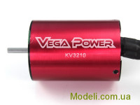 Электродвигатель бесколлекторный безсенсорный 1:10 3650KV3210 Sensorless 11T KV3210 3.5 Shaft Banana Plug