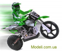 HIMOTO MX400g Мотоцикл 1:4 Himoto Burstout MX400 Brushed (зеленый)