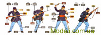 ICM 3013 Набор красок для Пехоты Союза Гражданской войны в США, 6 шт.