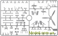 ICM 32022 Сборная модель 1:32 CR. 42 LW с немецкими пилотами