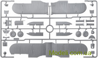 ICM 32040 Сборная модель 1:32 Британский истребитель II МВ Gloster Gladiator Mk.I