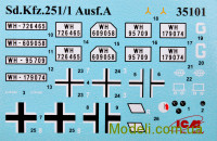 ICM 35103 Сборная модель 1:35 Sd.Kfz.251/1 Ausf.A с Немецкой пехотой