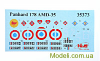 ICM 35373 Сборная модель автомобиля Panhard 178 AMD-35