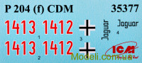 ICM 35377 Масштабная модель 1:35 Германский бронетранспортер Panzerspähwagen P 204 (f) с башней CDM, Вторая мировая война