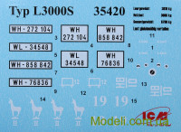 ICM 35420 Сборная модель 1:35 Typ L3000S, 2 МВ