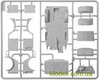 ICM 35503 Сборная модель 1:35 Немецкий военный автомобиль s.E.Pkw Kfz.70 с зенитным пулеметом Zwillingssockel 36, Вторая мировая война