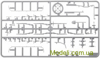 ICM 35503 Сборная модель 1:35 Немецкий военный автомобиль s.E.Pkw Kfz.70 с зенитным пулеметом Zwillingssockel 36, Вторая мировая война