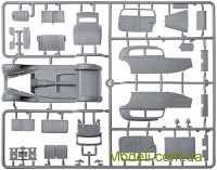 ICM 35539 Сборная модель 1:35 Тип 320 (W142) Седан с немецким штабным персоналом