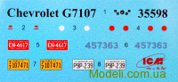 ICM 35598 Сборная модель 1:35 Грузовой автомобиль G7107 США