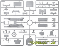 ICM 35607 Сборная модель 1:35 Военный патрульный автомобиль Model T 1917 LCP с пулеметом Vickers