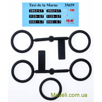 ICM 35660 Сборная модель 1:35 Машина такси с французской пехотой, "Битва Марни" (1914)