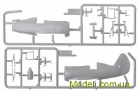 ICM 48096 Купить пластиковую модель биплана Поликарпов И-153 Чайка, ІІ МВ (зимняя модификация)