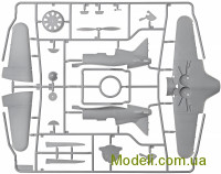 ICM 48097 Сборная модель 1:48 Поликарпов И-16 тип 24