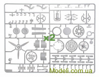 ICM 48243 Пластиковая масштабная модель истребителя Дорнье Do 17Z-10