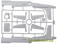 ICM 48289 Сборная модель 1:48 Морской вариант самолета Invader JD-1D "Jig Dog" с беспилотником KDA-1