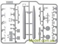 ICM 48405 Сборная модель 1:48 Британская торпедная тележка IIMB