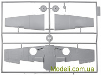 ICM 48805 Сборная модель 1:48 Bf 109F-4 с немецким наземным персоналом