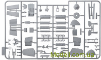 ICM 48805 Сборная модель 1:48 Bf 109F-4 с немецким наземным персоналом