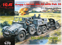 Немецкий трактор Krupp L2H143 Kfz.69 с пушкой PaK-36