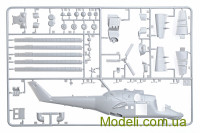 ITALERI 0014 Сборная модель вертолета Mil-24 Hind D/E