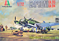 ITALERI 0106 Сборная модель 1:72 Бомбардировщик Caproni Ca. 313/314 (юбилейное издание)