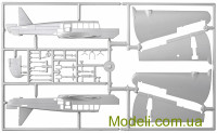 ITALERI 0106 Сборная модель 1:72 Бомбардировщик Caproni Ca. 313/314 (юбилейное издание)