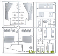 ITALERI 1316 Пластиковая масштабная модель вертолета Merlin HC.3