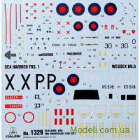 ITALERI 1329 Сборная модель 1:72 Wessex UH.5 / Sea Harrier FRS.1