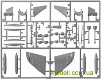 ITALERI 1401 Сборная модель 1:72 Истребитель Harrier GR.3