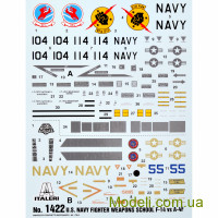ITALERI 1422 Сборная модель 1:72 "Лучший стрелок" истребители F-14A и A-4F