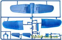 ITALERI 1453 Сборная модель 1:72 F4U-4 Corsair (Корейская война)