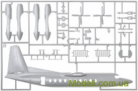 ITALERI 1455 Сборная модель 1:72 Разведывательный самолет Fokker F-27 Maritime Patrol