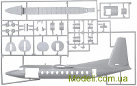ITALERI 1455 Сборная модель 1:72 Разведывательный самолет Fokker F-27 Maritime Patrol