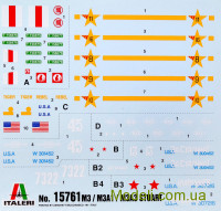 ITALERI 15761 Сборная модель 1:56 Американского танка M3/M3A1 Stuart
